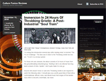 Tablet Screenshot of culturefusionreviews.com